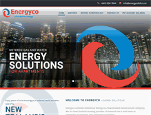 Tablet Screenshot of energycoltd.co.nz
